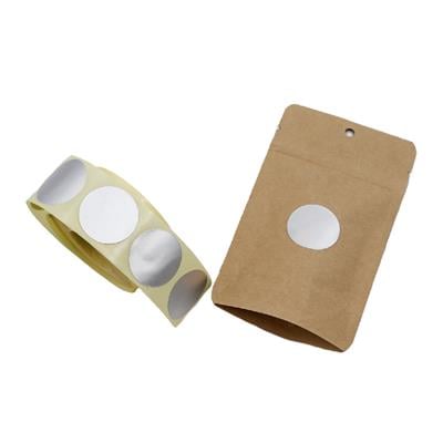 3 CM Gümüş Nokta Etiket - 20 Adet