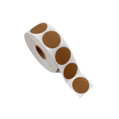 3 CM Kraft Renk Nokta Etiket - 20 Adet