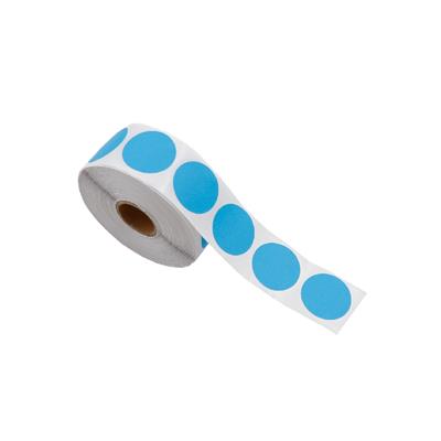 3 CM Mavi Renk Nokta Etiket - 20 Adet