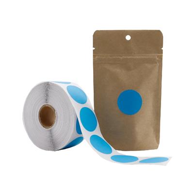 3 CM Mavi Renk Nokta Etiket - 20 Adet