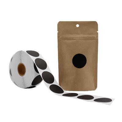 3 CM Siyah Renk Nokta Etiket - 20 Adet