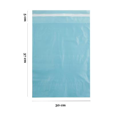 30x37+5 Okyanus Mavisi Cepsiz Kargo Poşeti