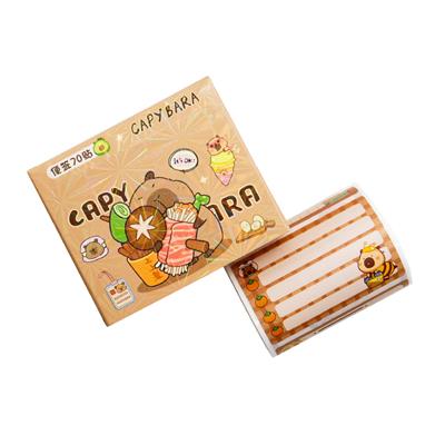 6x4 Cappy Bara Temalı Rulo Etiket (70 Adet)