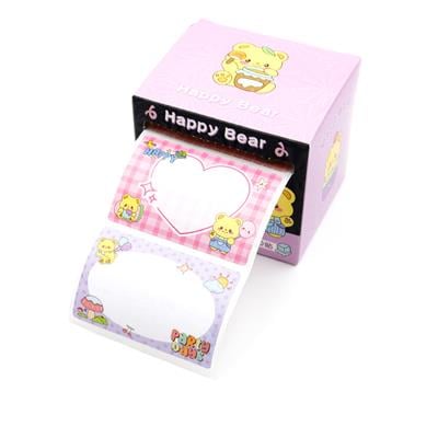 6x4 Happy Bear Temalı Rulo Etiket (70 Adet)