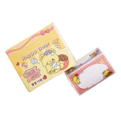 6x4 Happy Bear Temalı Rulo Etiket (70 Adet)