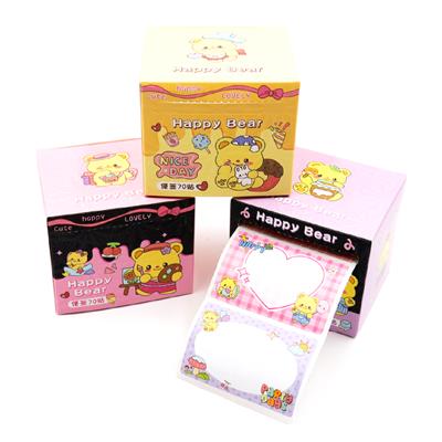 6x4 Happy Bear Temalı Rulo Etiket (70 Adet)