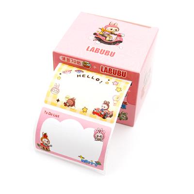 6x4 Labubu Temalı Rulo Etiket (70 Adet)