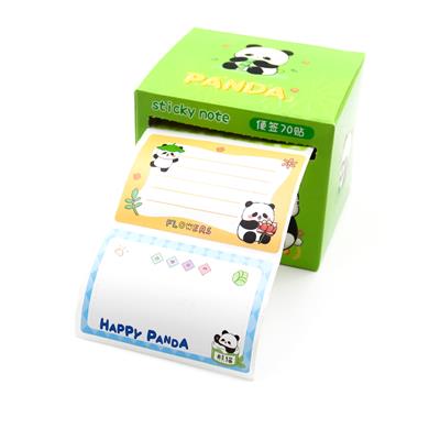 6x4 Panda Temalı Rulo Etiket (70 Adet)