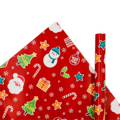 70x100 Yılbaşı Temalı Hediye Paketleme Kağıdı 2'li Set M14