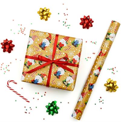 70x100 Yılbaşı Temalı Hediye Paketleme Kağıdı - 2li Paket - M23