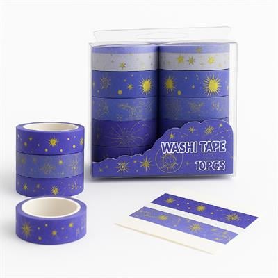 Dekoratif Washi Bant Seti – 10lu | M2