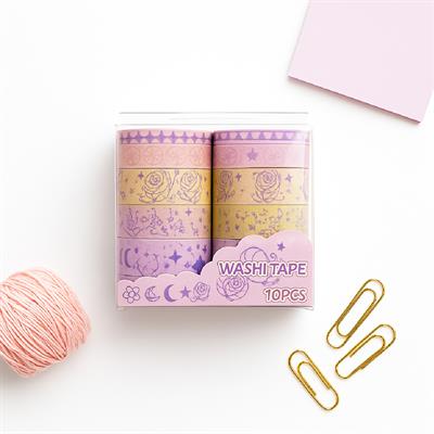 Dekoratif Washi Bant Seti – 10lu | M4