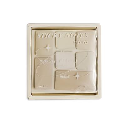 Göz Farı Paleti Tasarımlı Pastel Yapışkan Mini Not Kağıdı Seti