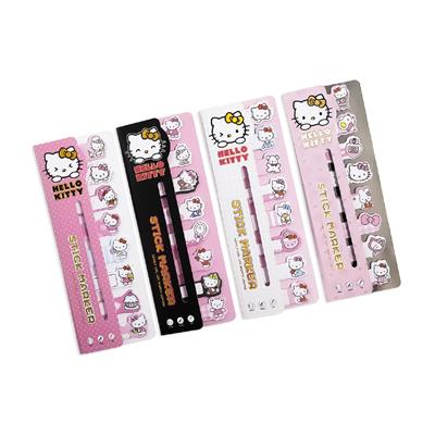 Hello Kitty Temalı Stick Marker – Yapışkan Ayraç ve İşaretleyici