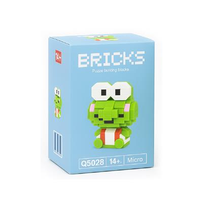 Keroppi Temalı Bricks Mini Blok Set – 168 Parça Mikro Lego 3D Yapboz