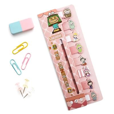 Labubu Temalı Stick Marker – Yapışkan Ayraç ve İşaretleyici