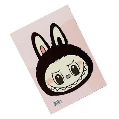 LABUBU Temalı Maskeli ve Stickerlı Boyama Kitabı – 16 Sayfa Renkli Eğlence!