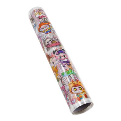 Labubu Temalı Özel Kesim Rulo Şeffaf Sticker – 100 Adet