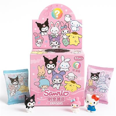 Silgi Özellikli Koleksiyonluk Figürlü Sürpriz Paket – Sanrio Karakterleri (1 Adet)