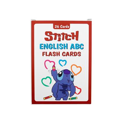Stitch ABC İngilizce Flash Kart Seti – 26 Harf, Premium Tasarım Kart (Kutulu, Koleksiyonluk)