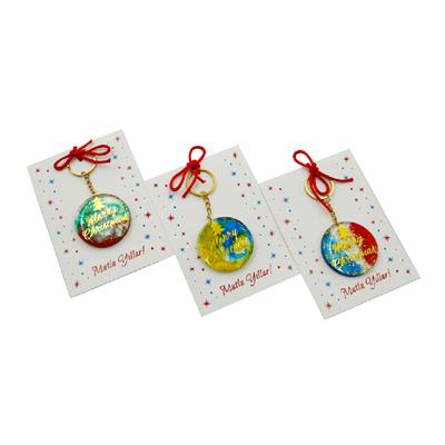 Yılbaşı Temalı Epoksi Anahtarlık