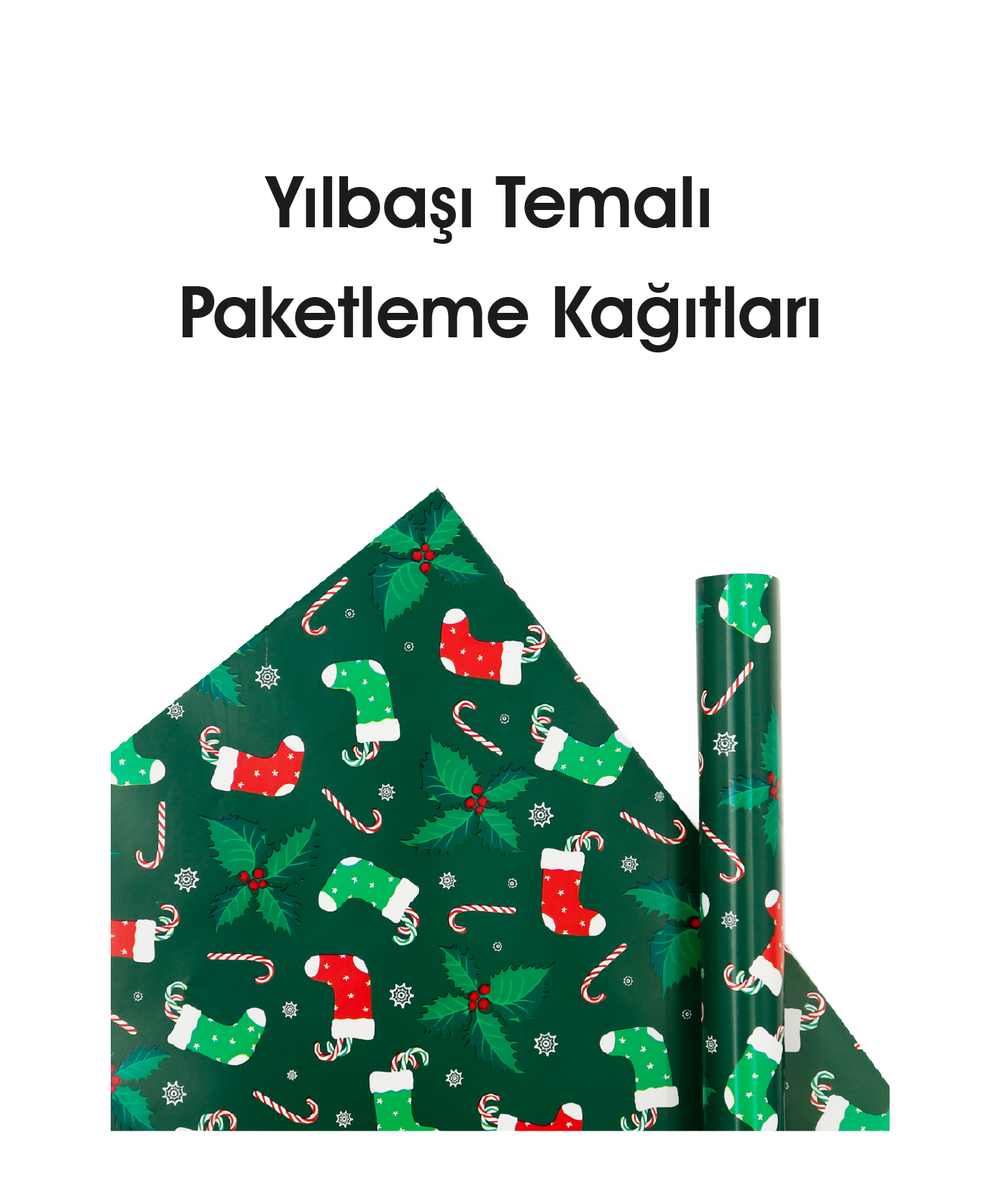 Yılbaşı Temalı Hediye Paketleme Kağıtları