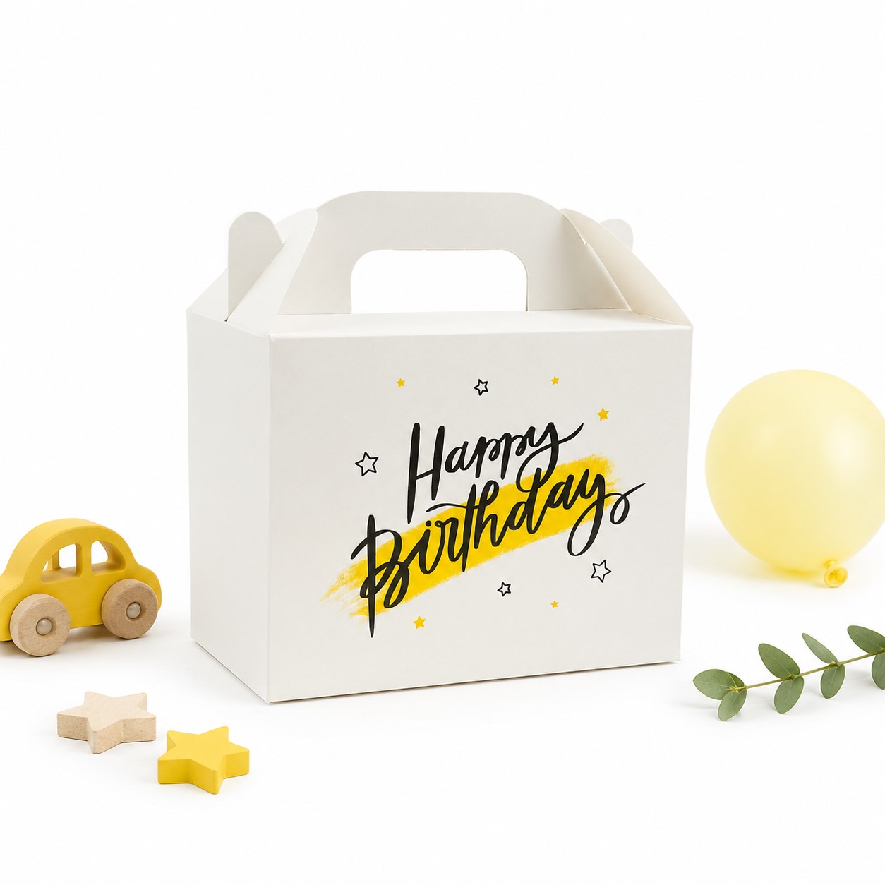 10x14 Doğum Günü Temalı El Geçme Hediye Kutusu M1 (3'lü Set)