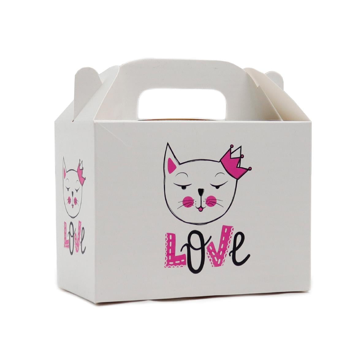 10x14 Kedi Temalı Hediye Kutusu (3'lü Set)