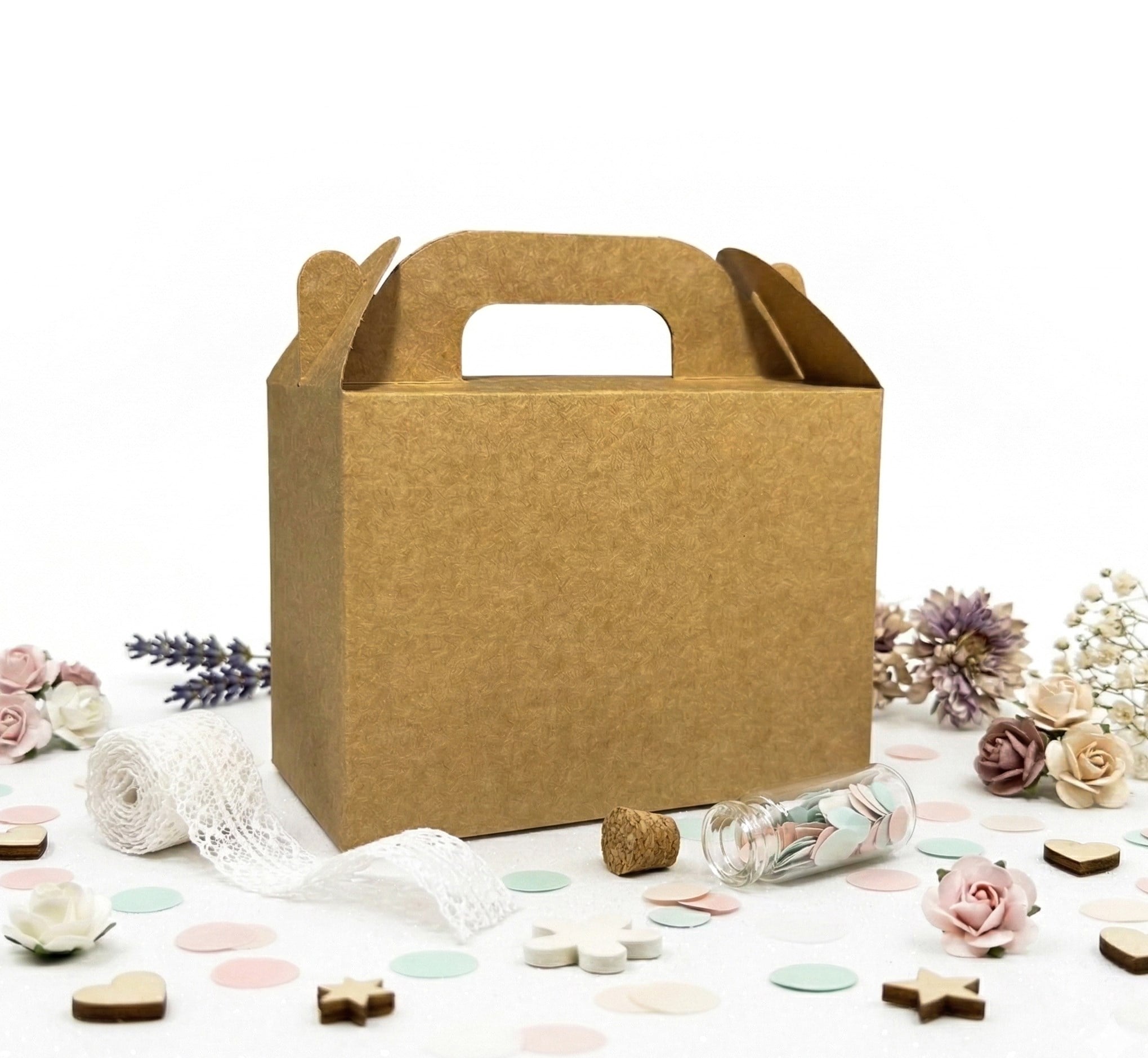 10x14 Kraft El Geçme Hediye Kutusu (3'lü Set)