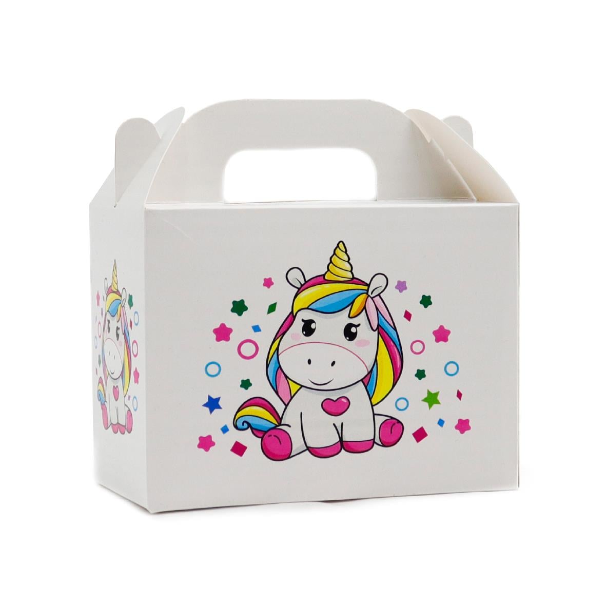 10x14 Unicorn Temalı Hediye Kutusu (3'lü Set)