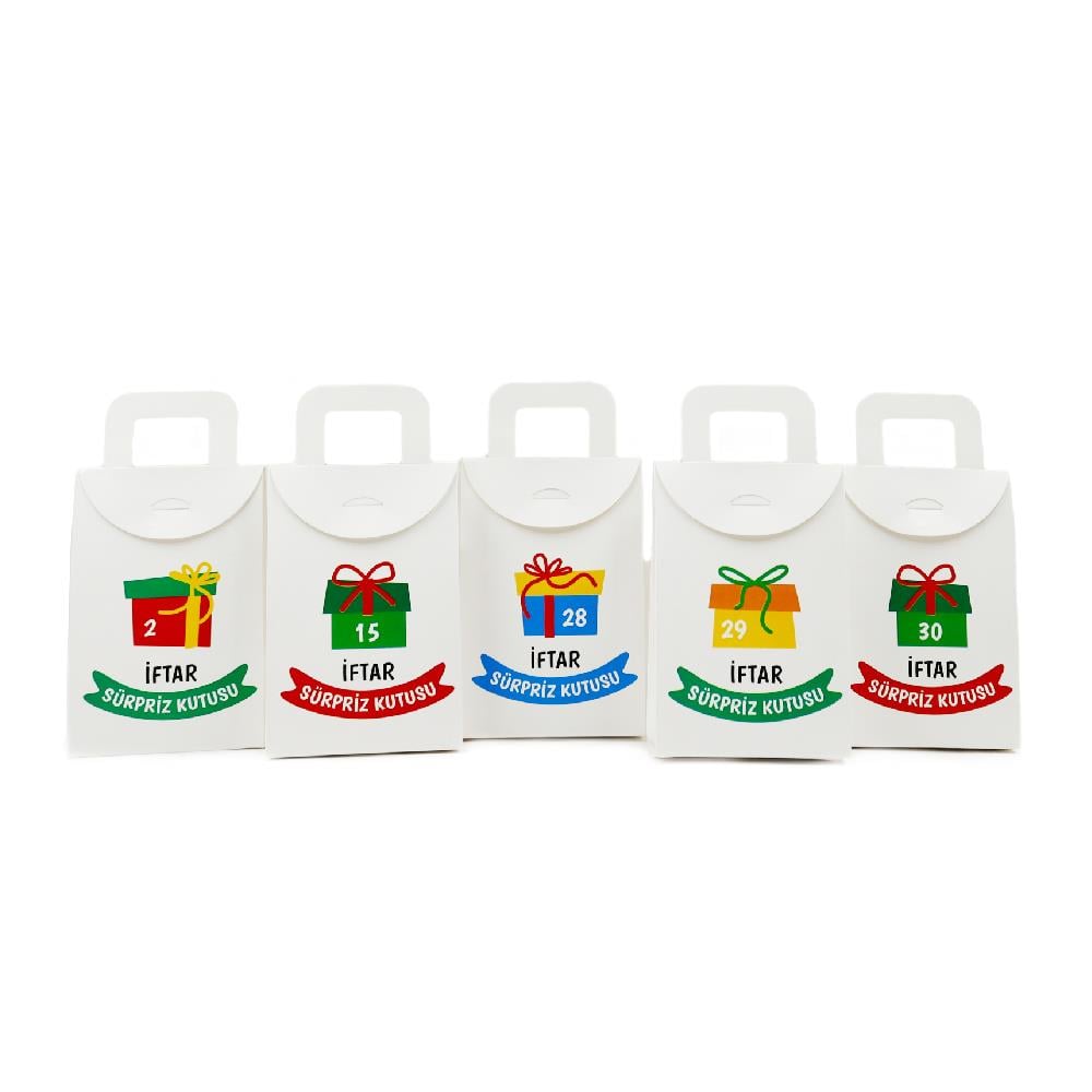 10x15 Ramazan İftar Sürpriz Hediye Kutusu (30'lu Set)