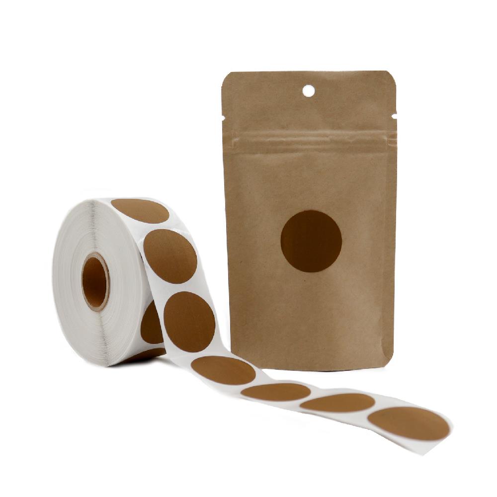 3 CM Kraft Renk Nokta Etiket