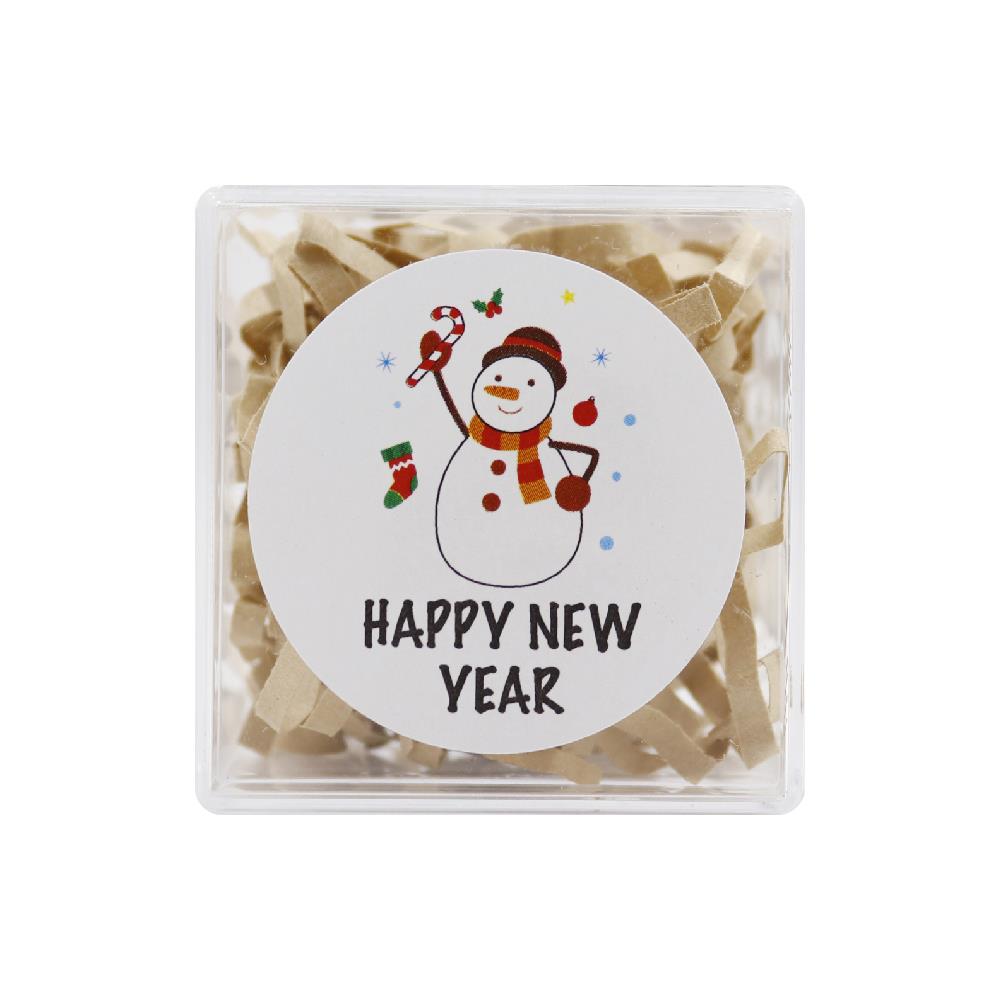 4 CM Happy New Year Baskılı Etiket No:17