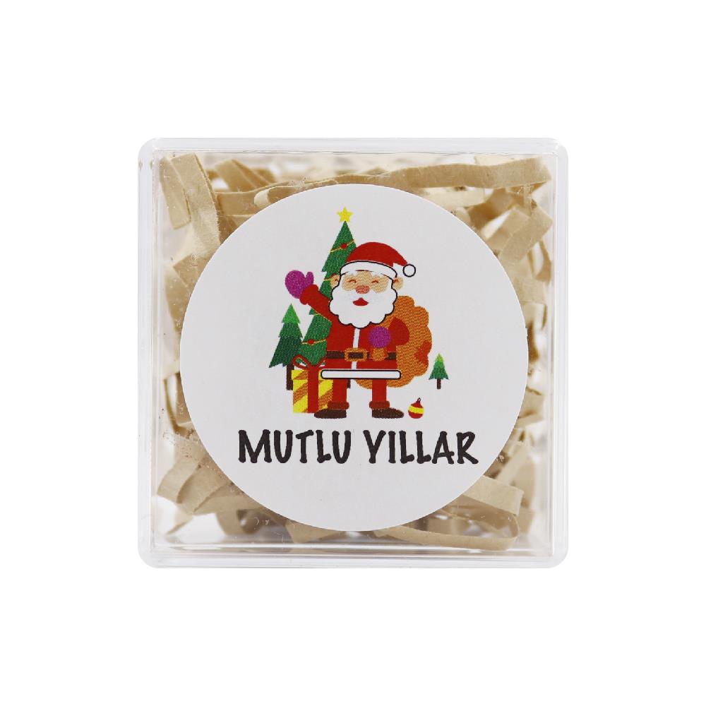 4 CM Mutlu Yıllar Baskılı Etiket No:32