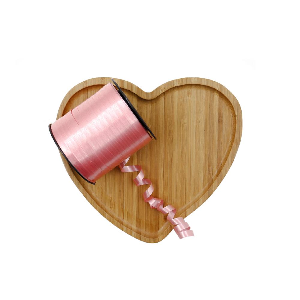 Pembe Renk Mat Şerit Rafya 