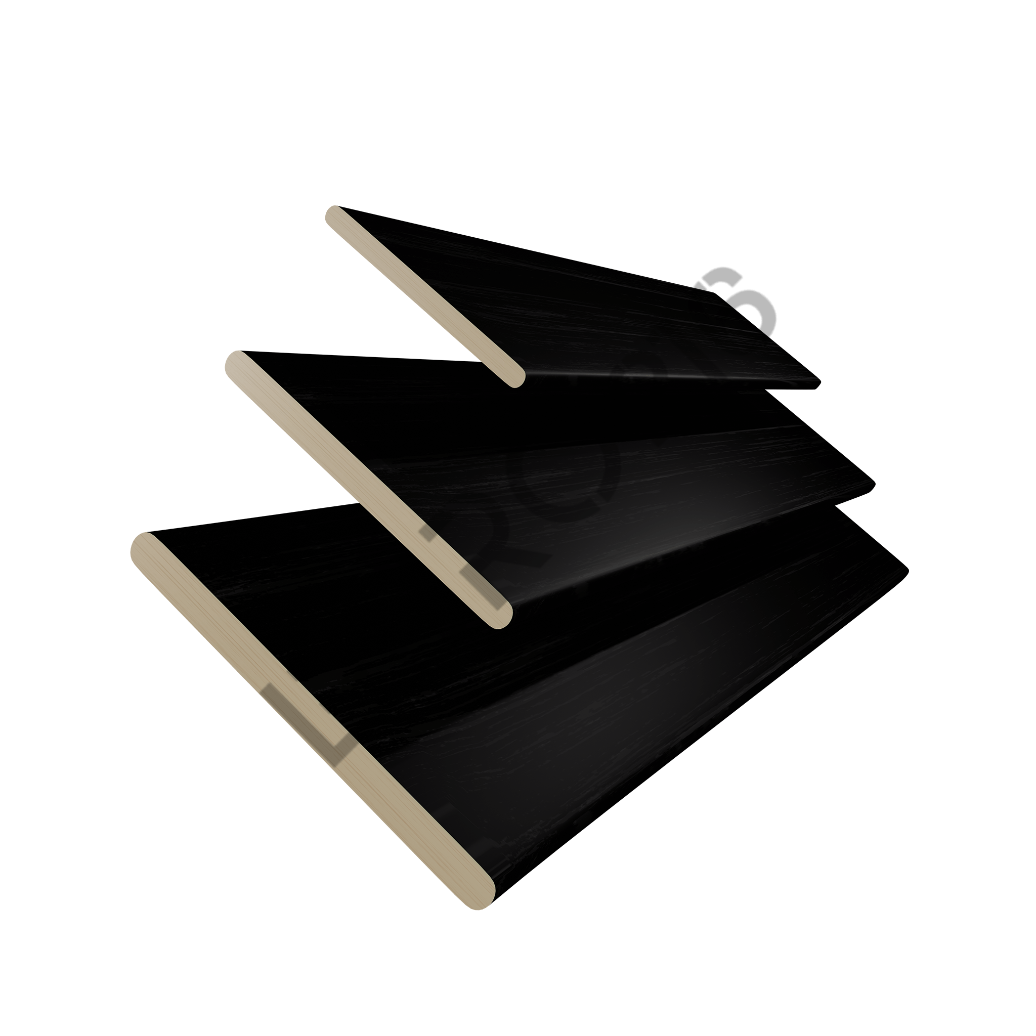 MOTORLU Ahşap Jaluzi Perde 50 mm %100 Orjinal Ahşap Kurdeleli SİYAH Renk