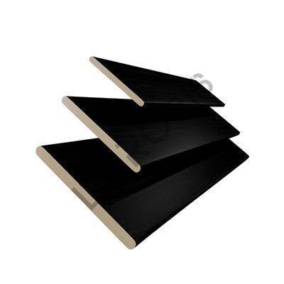 Ahşap Jaluzi Perde Manuel İp Kontrollü 50 mm %100 Orjinal Ahşap Kurdeleli SİYAH Renk