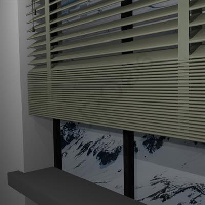 Ahşap Jaluzi Perde Manuel İp Kontrollü 50 mm %100 Orjinal Ahşap Kurdeleli TAŞ Renk