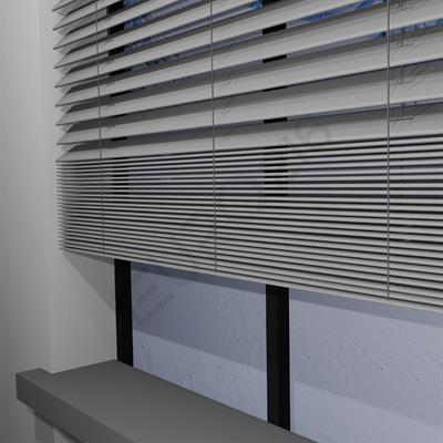 REDÜKTÖRLÜ / Zincirli Ahşap Jaluzi Perde 50 mm %100 Orjinal Ahşap GRİ Renk