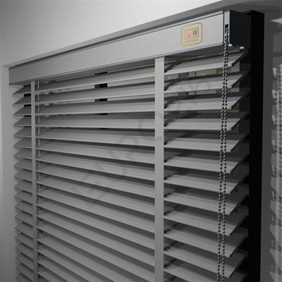 REDÜKTÖRLÜ / Zincirli Ahşap Jaluzi Perde 50 mm %100 Orjinal Ahşap Kurdeleli GRİ Renk