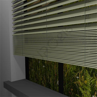 MOTORLU Ahşap Jaluzi Perde 50 mm %100 Orjinal Ahşap BEJ Renk