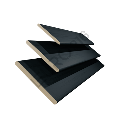 MOTORLU Ahşap Jaluzi Perde 50 mm %100 Orjinal Ahşap Kurdeleli ANTRASİT Renk