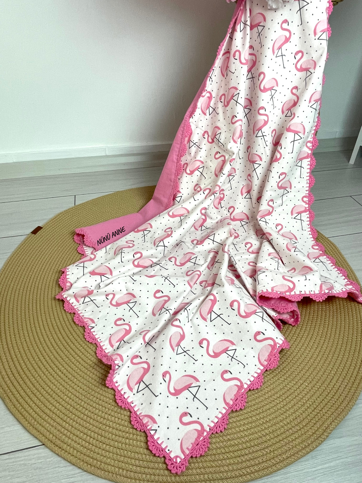 Sevimli Flamingo Pazen Battaniye