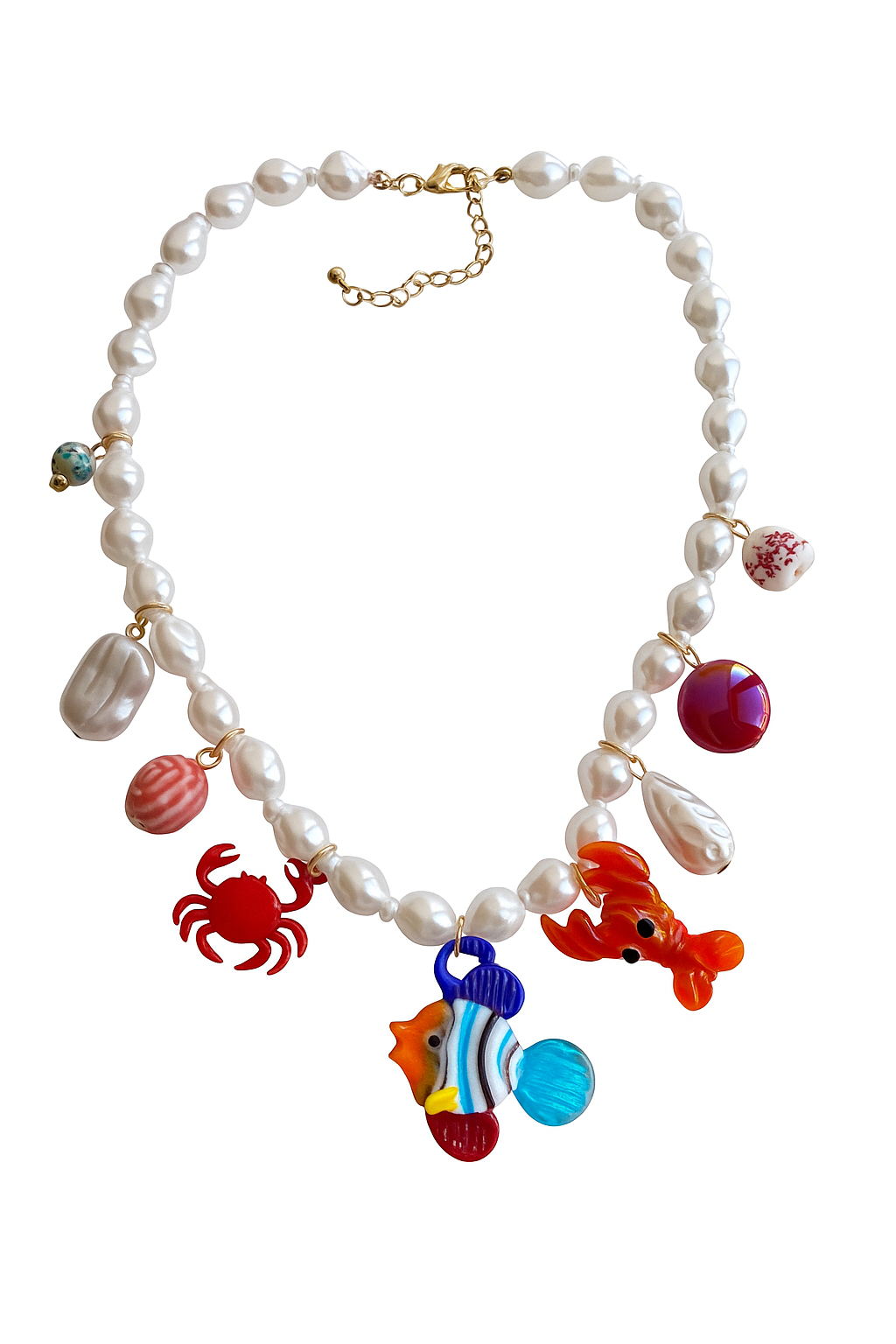  Murano Cam Charm Kolye