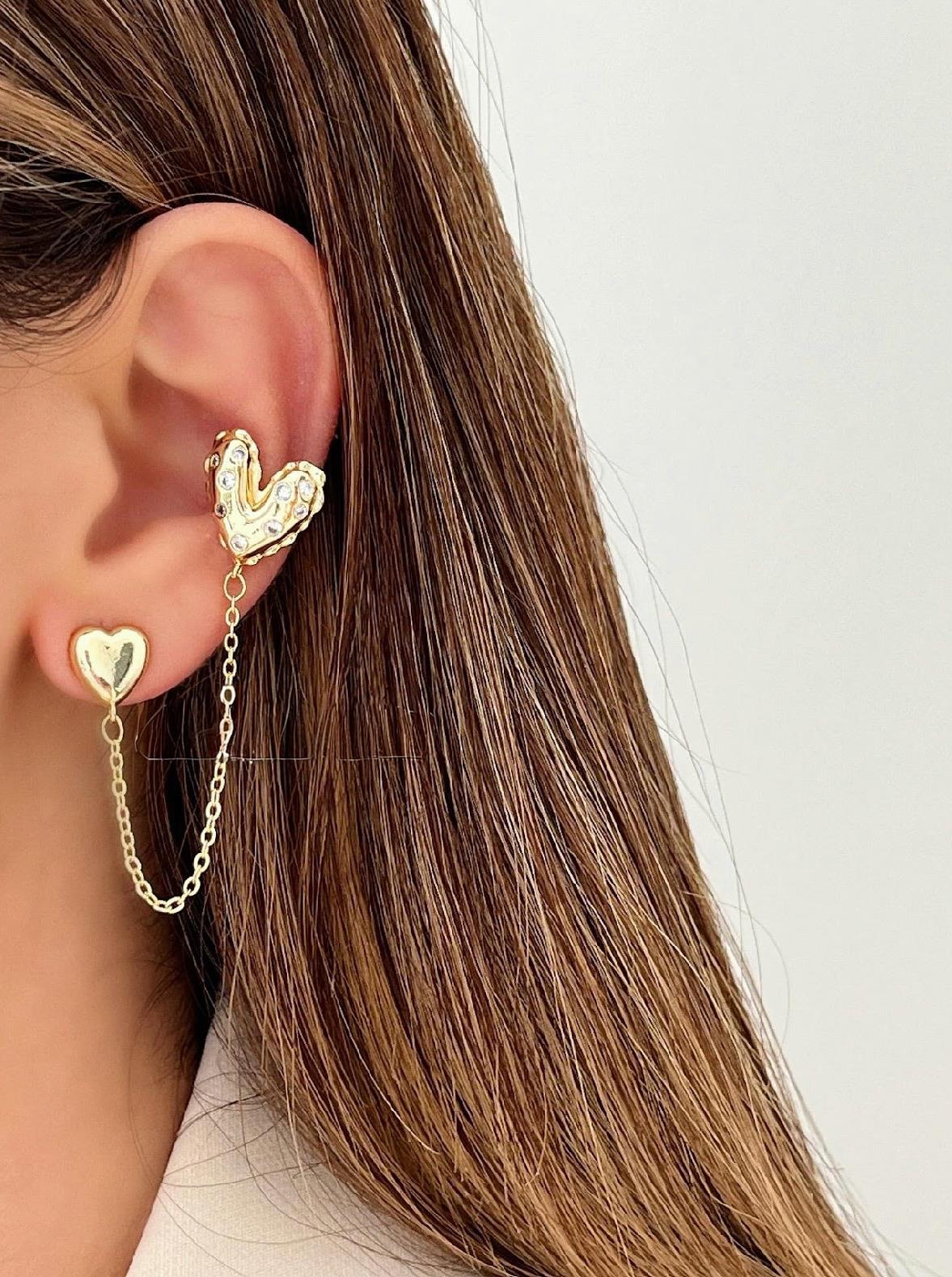 Çelik Kalpli Earcuff