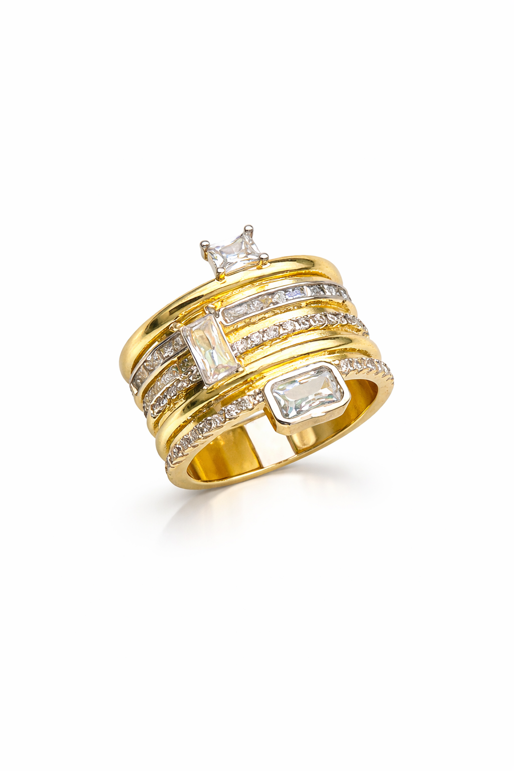 Çelik Rainbow Yüzük (Ayarlanabilirdir)