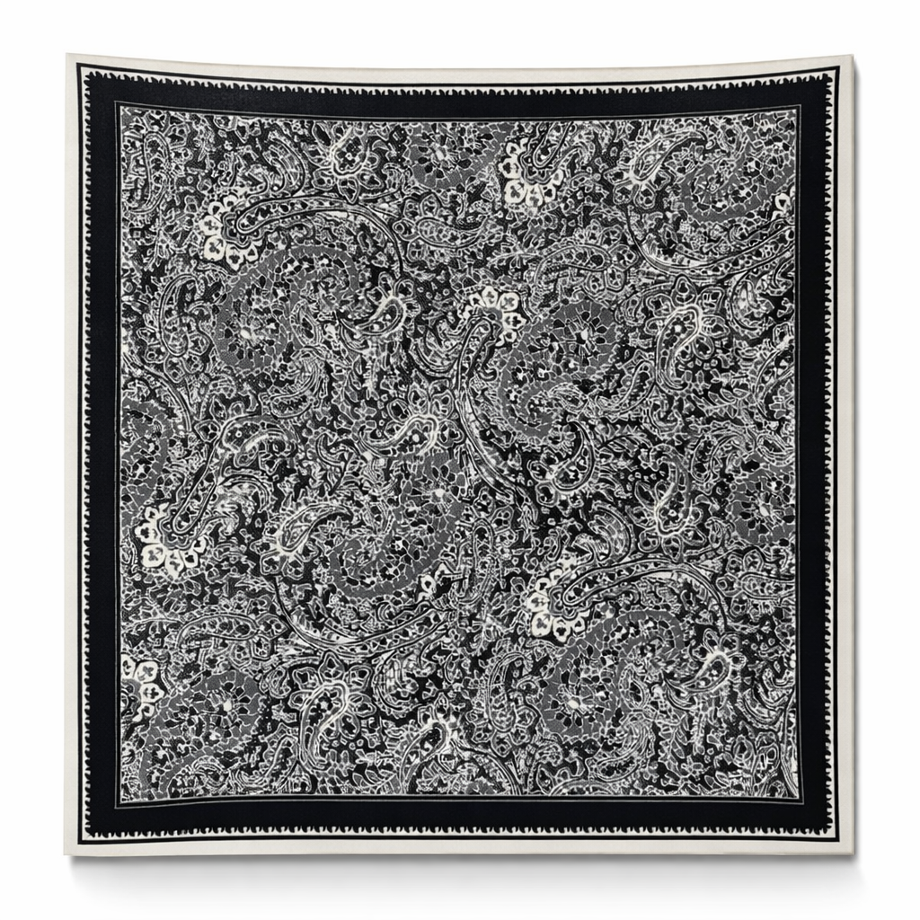 Desenli Şal-Fular 70x70