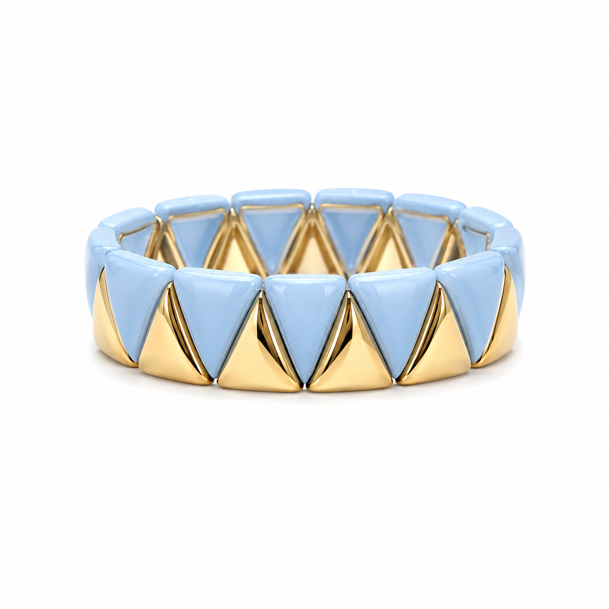 Kemik Renkli Lastikli Bileklik 