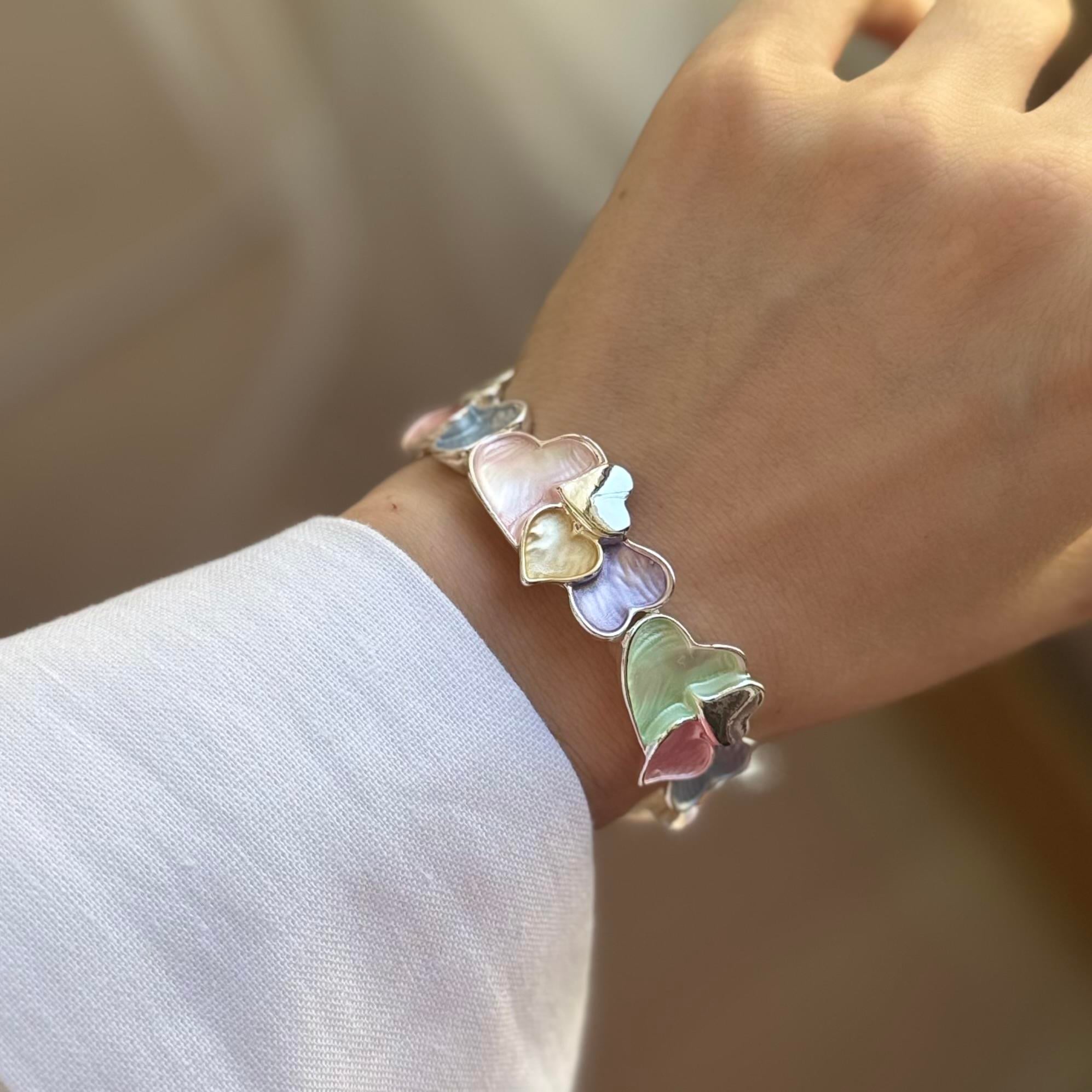 Metal Mineli Lastik Bileklik