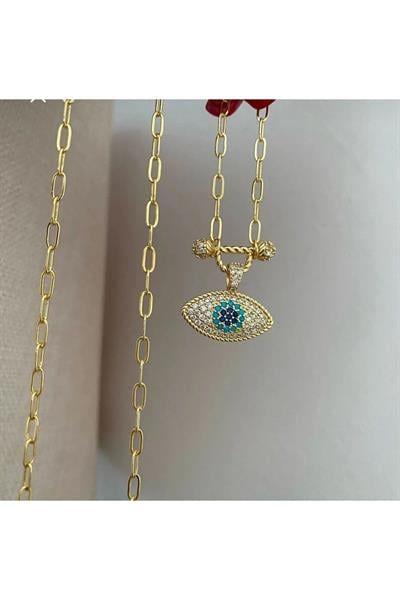 Çelik Ezra Göz Kolye